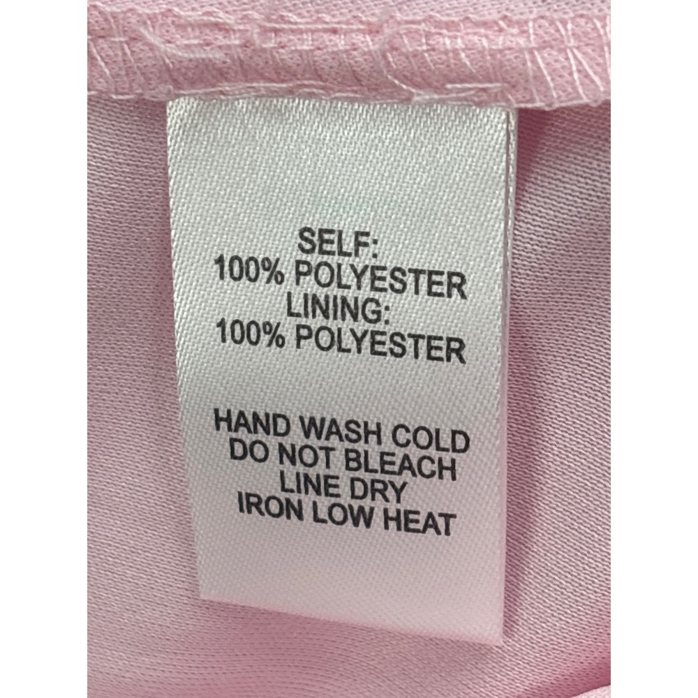 Lulus Nellie Pink Polka Dot Tiered Midi Dress XS Square Neck Ruffle Side Slit - Picture 11 of 11